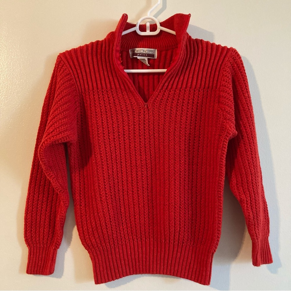 NEW CONCEPTS quarter zip sweater